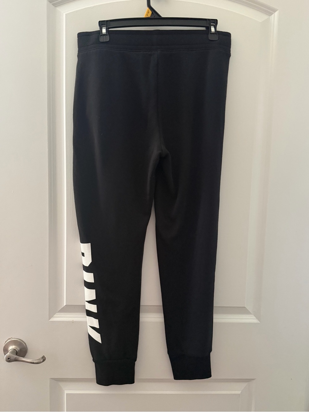 PINK Victoria's Secret Black Zip Hoodie with White Logo - Picture 6 of 7